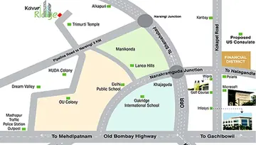Location of Kavuri Ridge - Image 226074