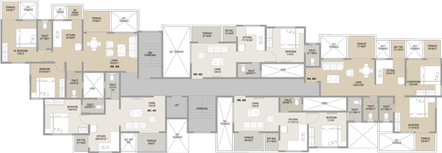 Floor Plan of Golden Blessings in Wakad, Pune - Image 119703