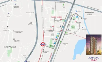 Location of Adityaraj Gold - Image 32514