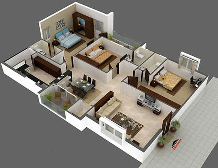 3 BHK Flat in Svadha Suja Celestia in Alkapur, Hyderabad - Image 837603
