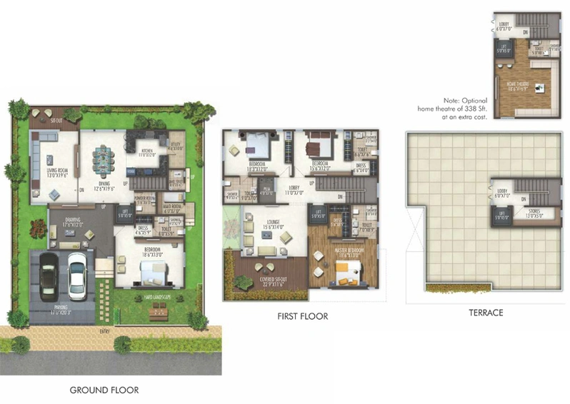 4 BHK House/Villa in Anvita Amari in Kollur, Hyderabad - Image 837738
