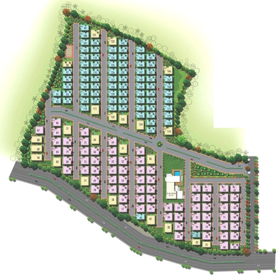 Master Plan of Anvita Amari in Kollur, Hyderabad - Image 236516