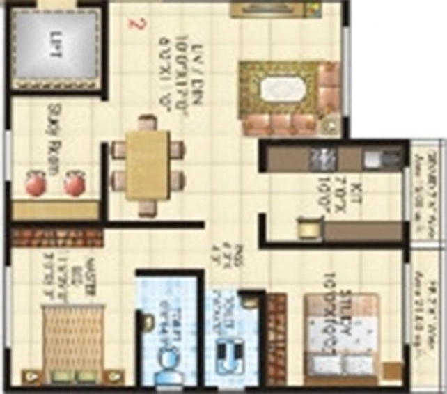2 BHK Flat in Mayurs Nature Glory Phase 1 in Kalwa, Thane - Image 840617