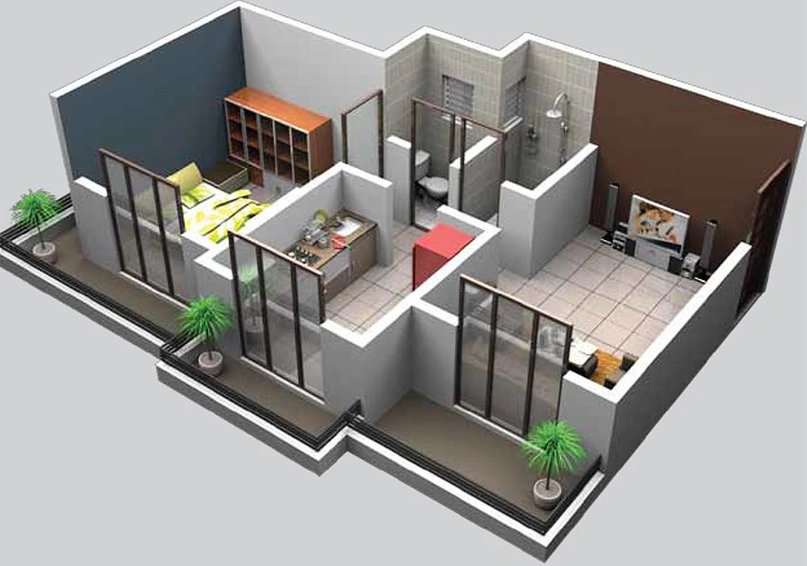 1 BHK Flat in Kohinoor Maxciti in Ambernath East, Thane - Image 840486