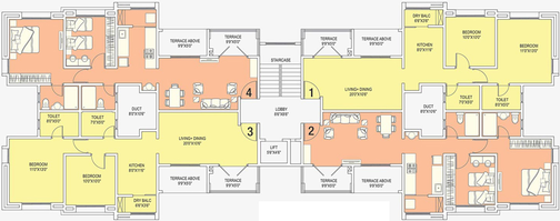 Floor Plan of GKG Casa Familia in Mohammed Wadi, Pune - Image 278719