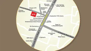 Location of Shanta Sriram Chalet Meadows - Image 231645