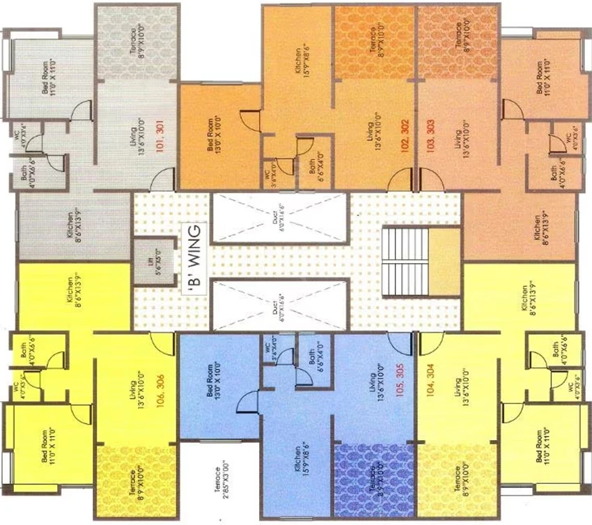 Floor Plan of Akshay Silver Dreams in Dhayari, Pune - Image 345435