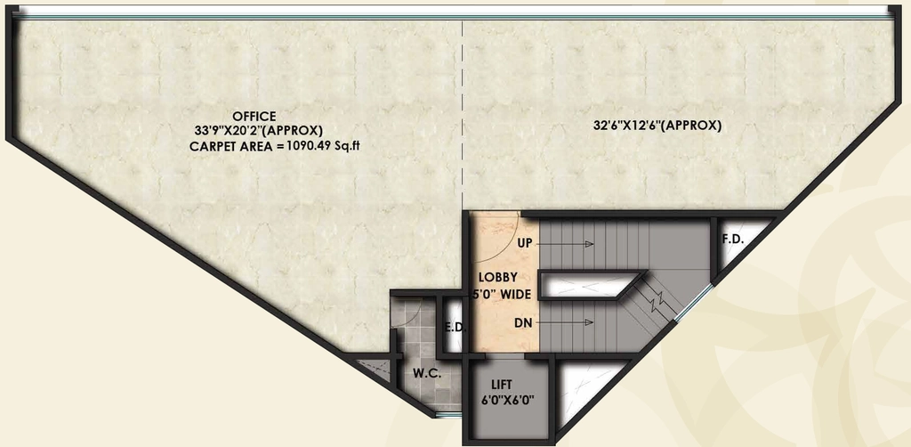 Floor Plan of Triveni Classic in Kalyan West, Thane - Image 329316