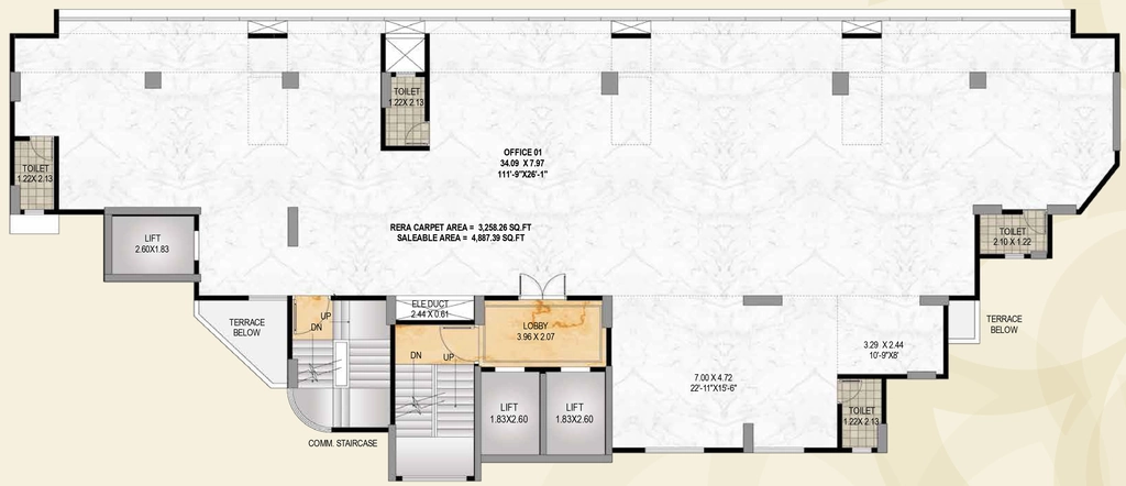 Floor Plan of Triveni Classic in Kalyan West, Thane - Image 329315