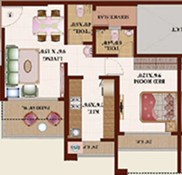 1 BHK Flat in Triveni Dynamic Ultima Bliss in Kalyan West, Thane - Image 849975