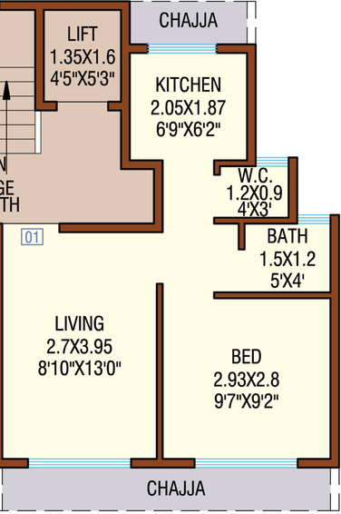 1 BHK Flat in Dubey Gayatri Nisarg in Panvel, Navi Mumbai - Image 771947