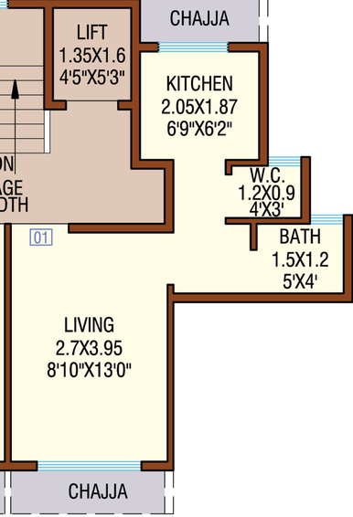 1 RK Flat in Dubey Gayatri Nisarg in Panvel, Navi Mumbai - Image 771946