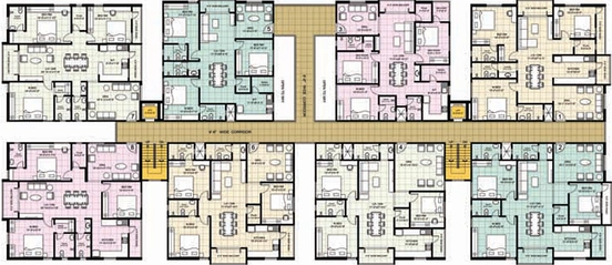 Floor Plan of Sri Sai Harihara Siri Residency in Tarnaka, Hyderabad - Image 230014