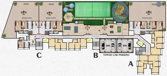 Master Plan of Imperial Paramount in Nalasopara West, Palghar - Image 120062
