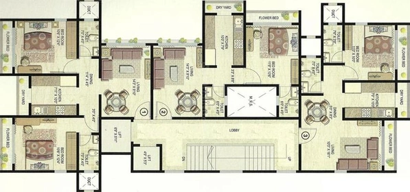 Floor Plan of Akshay Sai Astha in Kandivali East, Mumbai - Image 254711