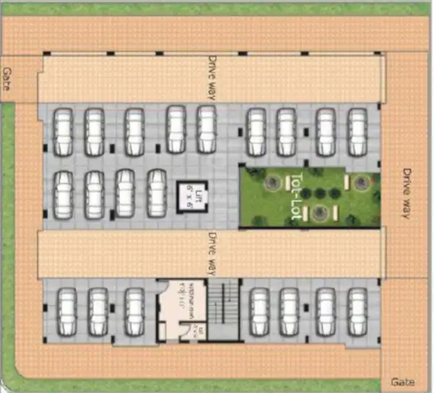 Master Plan of Akruthi Sri Harivasam in Bowrampet, Hyderabad - Image 228036