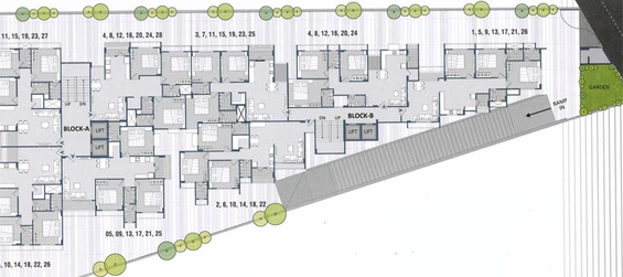 Master Plan of Scope Kameshwar Jay Apartment in Satellite, Ahmedabad - Image 127473