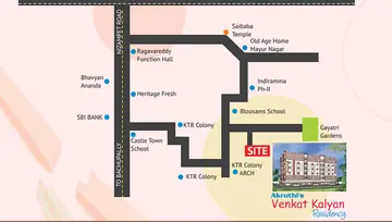 Location of Akruthi Venkata Kalyan Residency - Image 228065