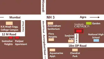 Location of Kanaklaxmi Carnation Apartment - Image 229352