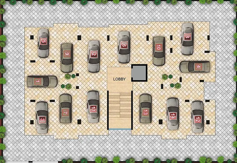 Master Plan of Kanaklaxmi Carnation Apartment in Hanuman Nagar, Nashik - Image 229353