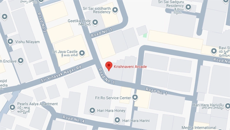 Location of Akruthi Krishnaveni Arcade in Nizampet, Hyderabad - Image 228013