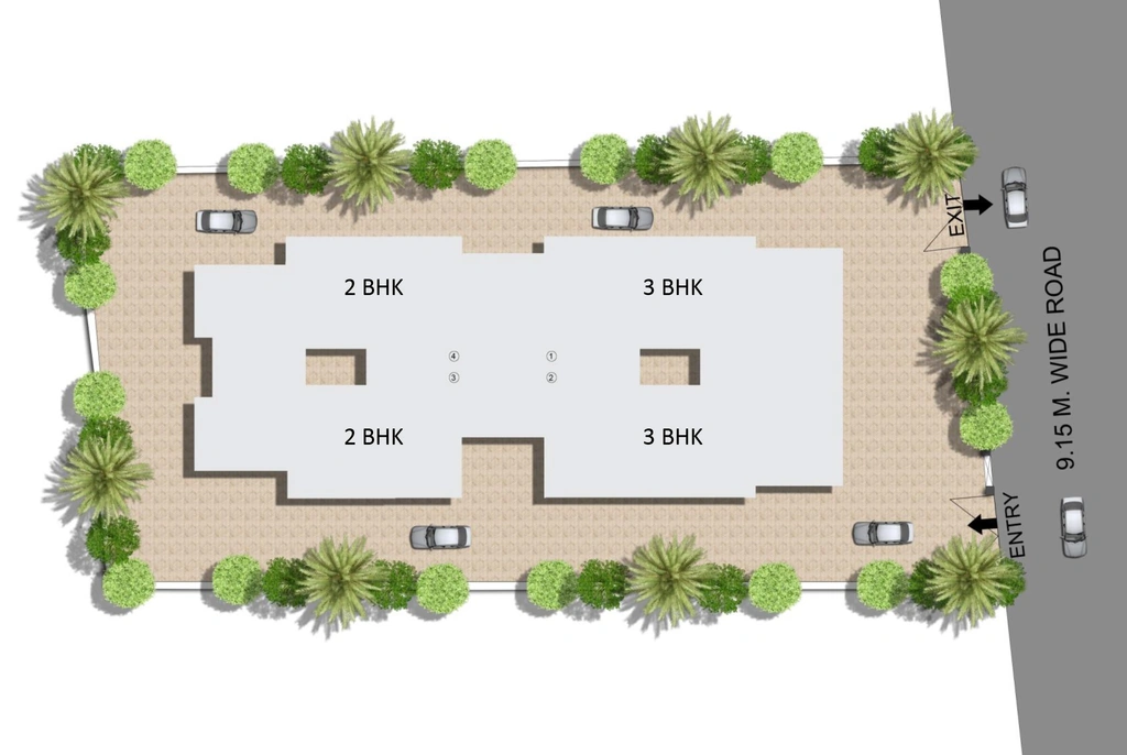 Master Plan of Gurukrupa Sunil Apartment in Goregaon West, Mumbai - Image 333007