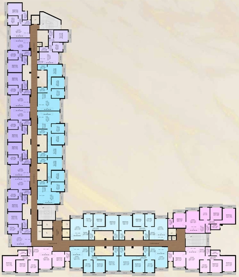 Floor Plan of Neelsidhi Ballarat in Panvel, Navi Mumbai - Image 119789