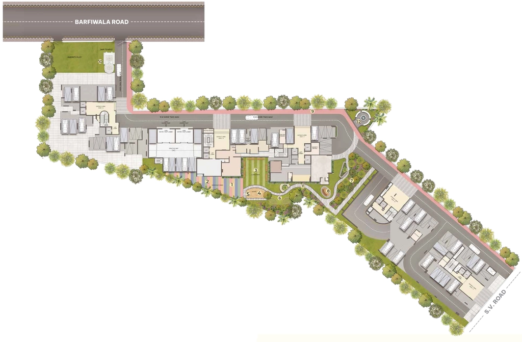 Master Plan of Mesacon Crown in Andheri West, Mumbai - Image 337283