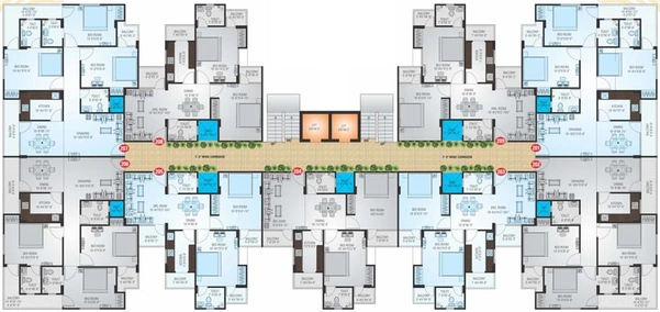 Floor Plan of SDC Keystone in Sanganer, Jaipur - Image 127807