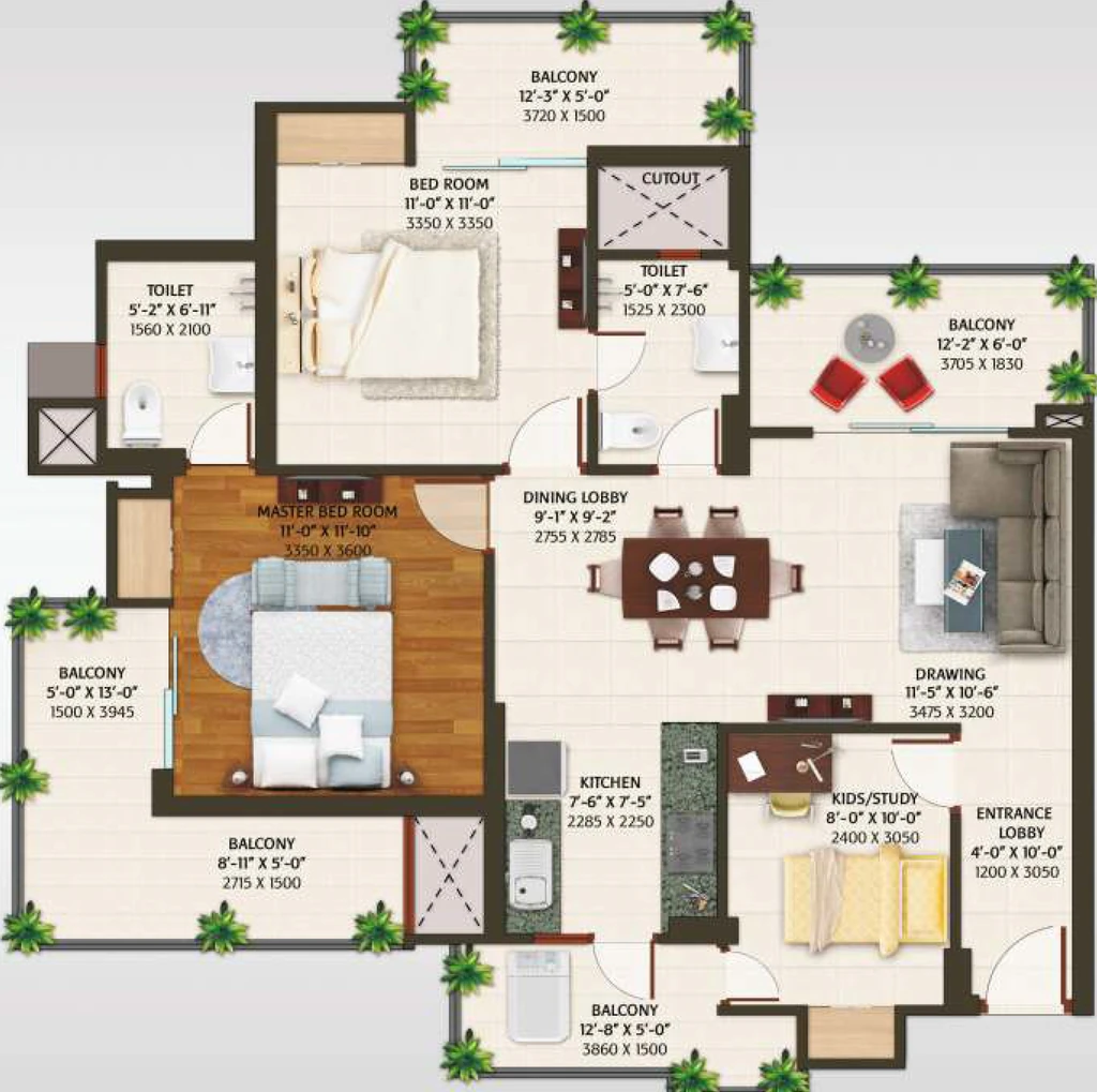 2.5 BHK Flat in Ace Aspire Residency in Mulund West, Mumbai - Image 877273