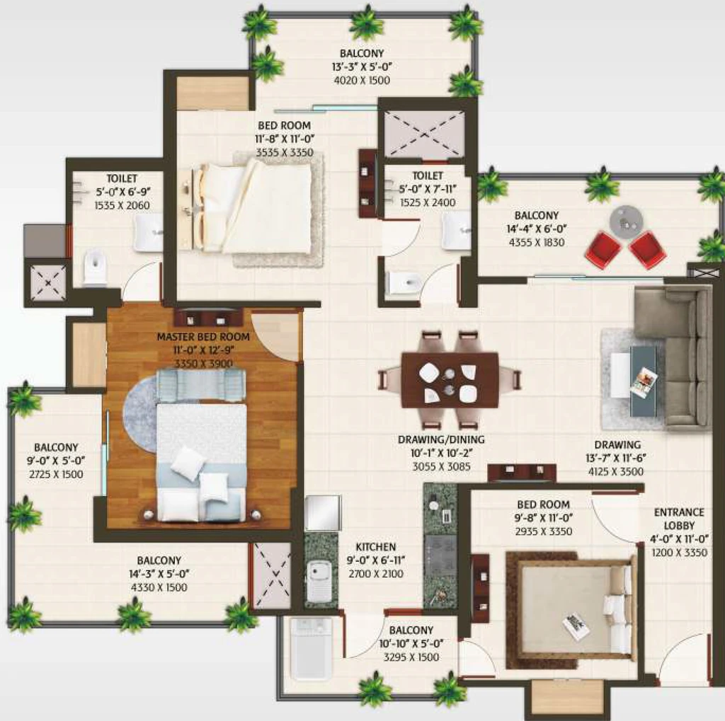 3 BHK Flat in Ace Aspire Residency in Mulund West, Mumbai - Image 877274
