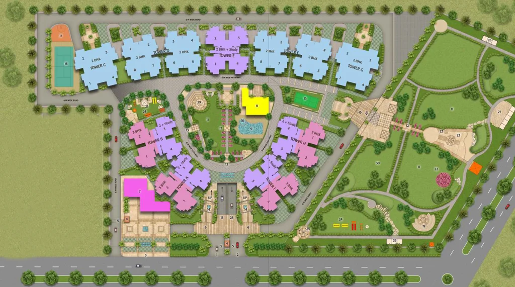 Master Plan of Ace Aspire Residency in Mulund West, Mumbai - Image 330121