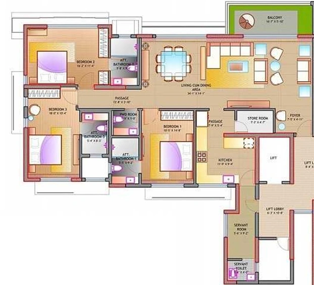3 BHK Flat in Ace Tiara Court in Mulund West, Mumbai - Image 846815