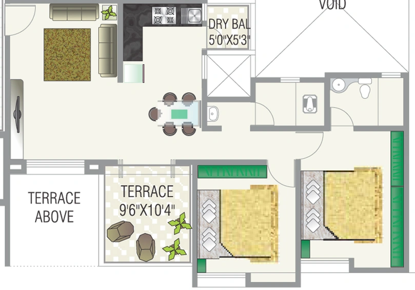 2 BHK Flat in Reelicon Alpine Ridge in Baner, Pune - Image 859256