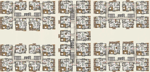 Floor Plan of Jaswitha Frontline Seven in Kokapet, Hyderabad - Image 236723