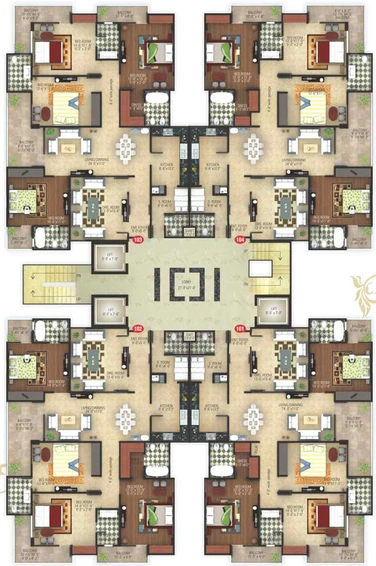 Floor Plan of SDC Ashok Millborn in C Scheme, Jaipur - Image 127903