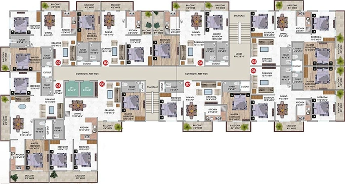 Floor Plan of Rudra Ramchandra Complex in Danapur, Patna - Image 246753