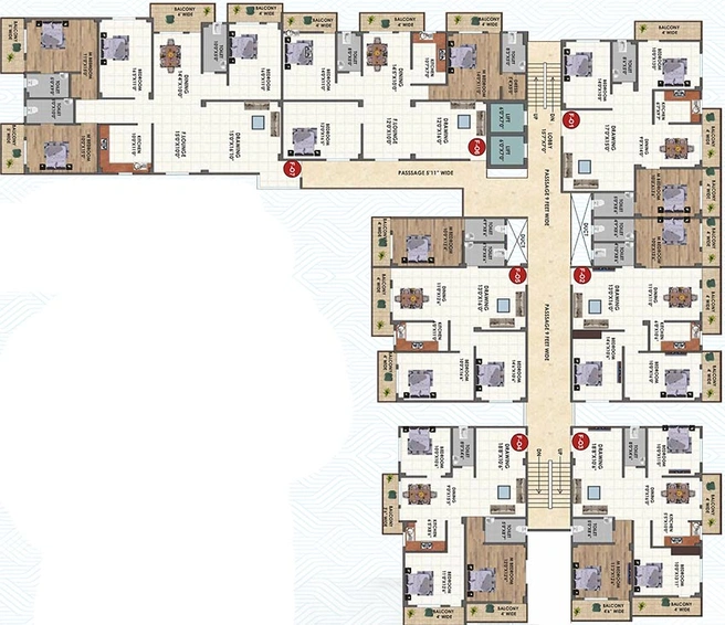 Floor Plan of Rudra Tarun Villa in Bypass Thana, Patna - Image 246886