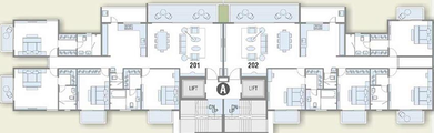 Floor Plan of The Avenue Urbania in Parijat Nagar, Nashik - Image 230258