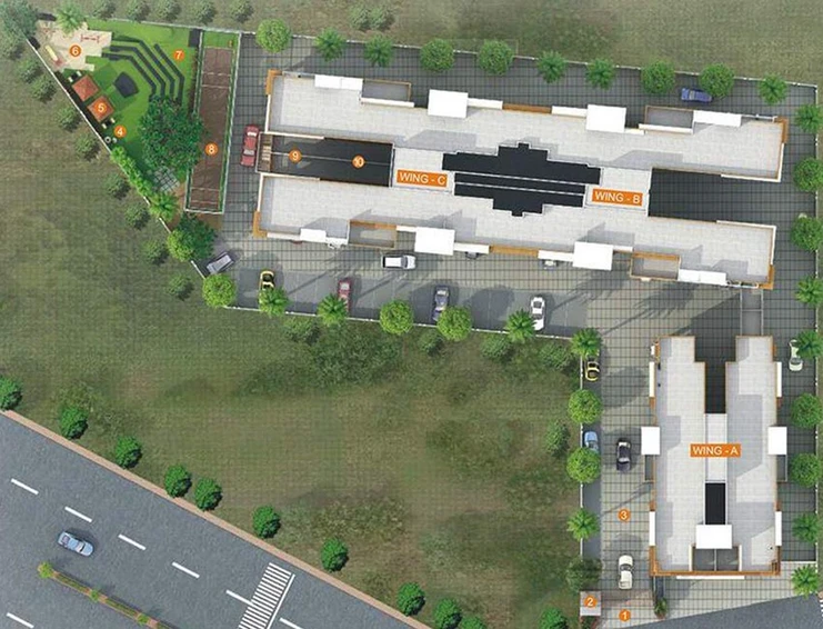 Master Plan of United Courtyard in Ashoka Marg, Nashik - Image 230269