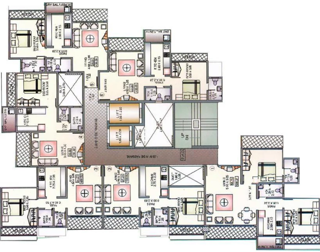 Floor Plan of Mauli Classic in Malad East, Mumbai - Image 329079