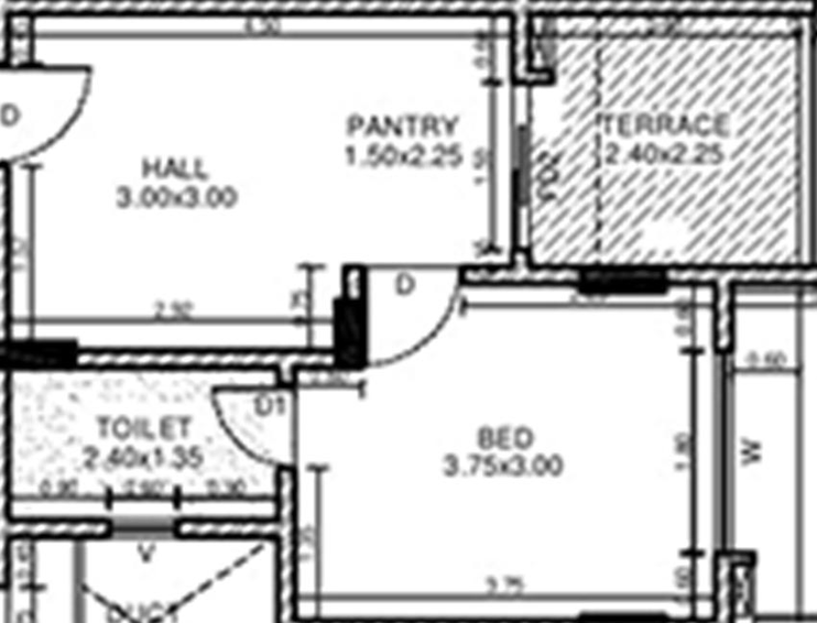 1 BHK Flat in Rohan Divine Nature Homes in Trimbak, Nashik - Image 835457