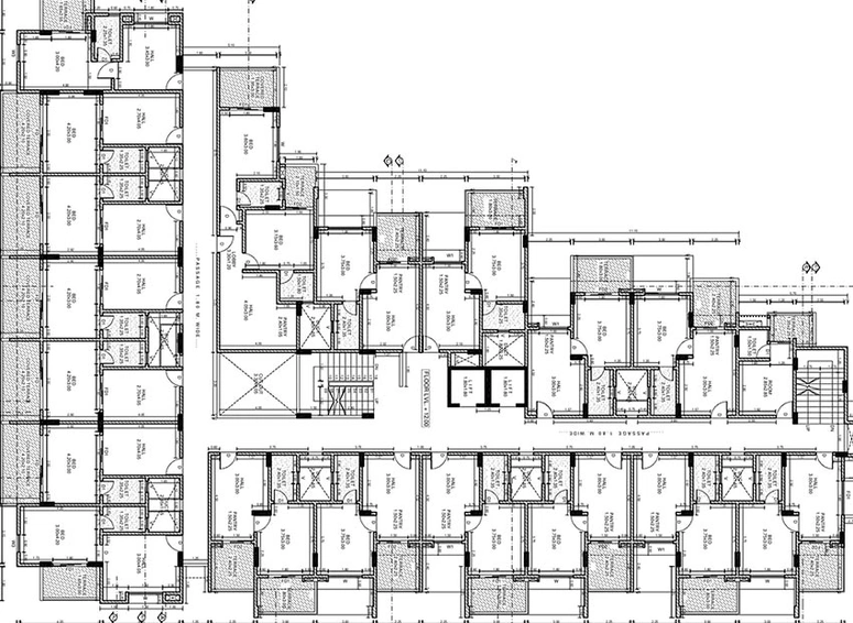 Floor Plan of Rohan Divine Nature Homes in Trimbak, Nashik - Image 230080