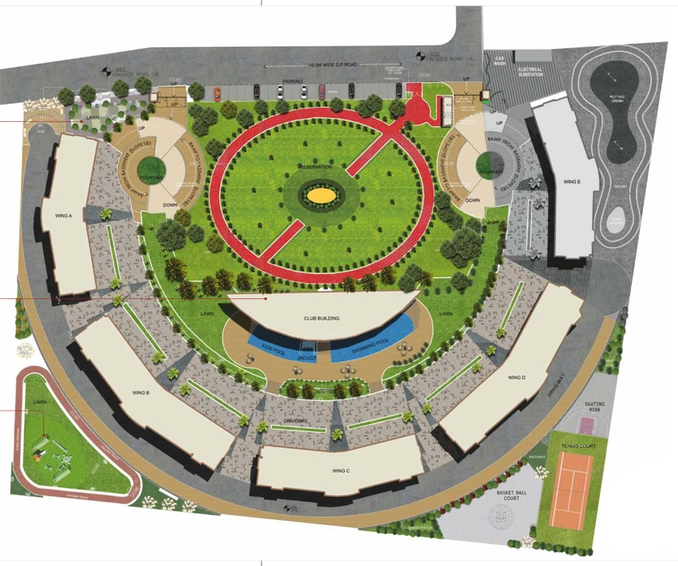 Master Plan of Amar Renaissance in Sopan Baug, Pune - Image 281440