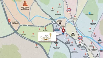 Location of Lakhani Orchid Woods - Image 246400