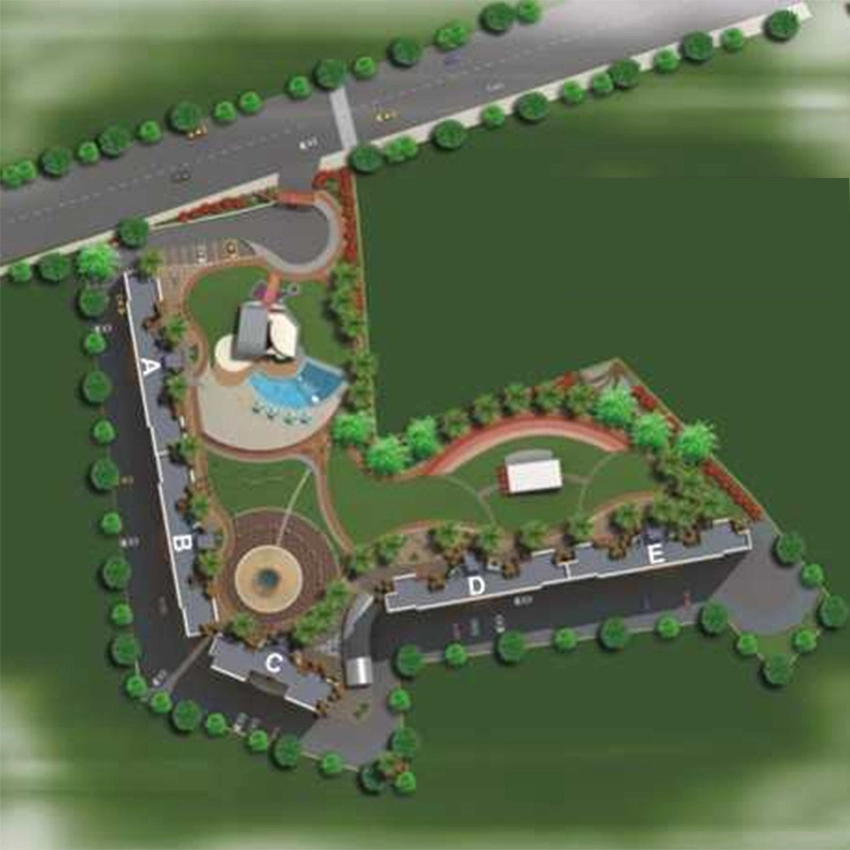 Master Plan of Amar Courtyards in Hadapsar, Pune - Image 344045