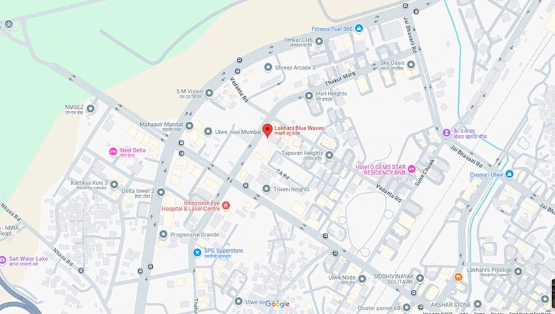 Location of Lakhani Blue Waves in Ulwe, Navi Mumbai - Image 246418