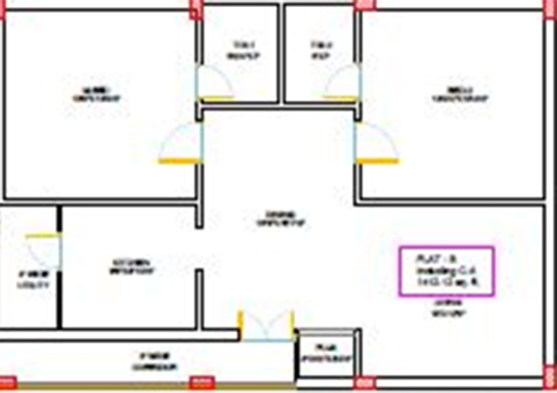 2 BHK Flat in Abinandana Prime Rose 3 in Manikonda, Hyderabad - Image 835460