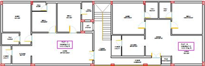 Floor Plan of Abinandana Prime Rose 3 in Manikonda, Hyderabad - Image 230088