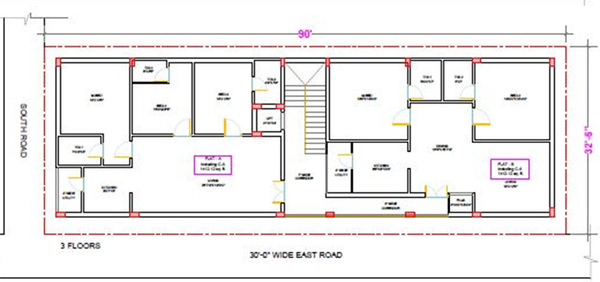 Master Plan of Abinandana Prime Rose 3 in Manikonda, Hyderabad - Image 230087